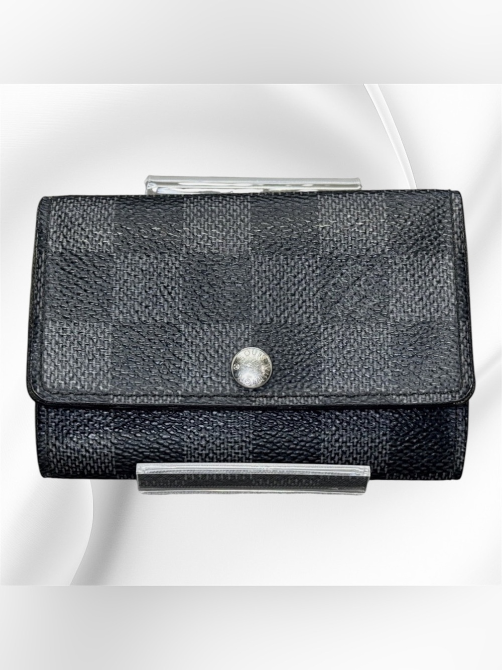 Louis Vuitton (LV) Damier Graphite Multicles 6 Keyring - Black/Grey